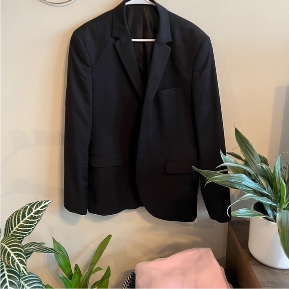 H&M black Mens blazer size 44R - Picture 2 of 5